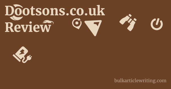 Dootsons.co.uk Review 1 by