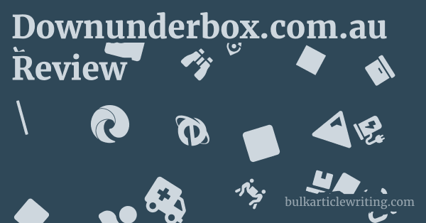 Downunderbox.com.au Review 1 by