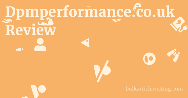 Dpmperformance.co.uk Review 1 by Partners