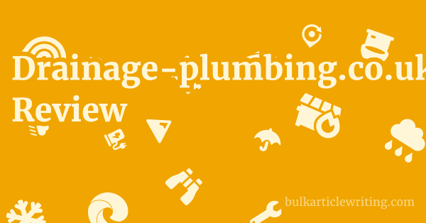 Drainage-plumbing.co.uk Review 1 by