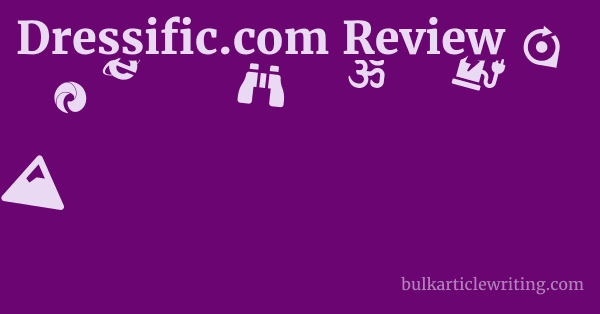 Dressific.com Review 1 by Partners
