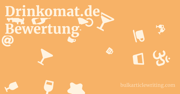 Drinkomat.de Bewertung 1 by