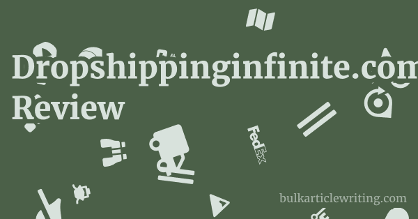 Dropshippinginfinite.com Review 1 by