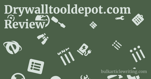 Drywalltooldepot.com Review 1 by