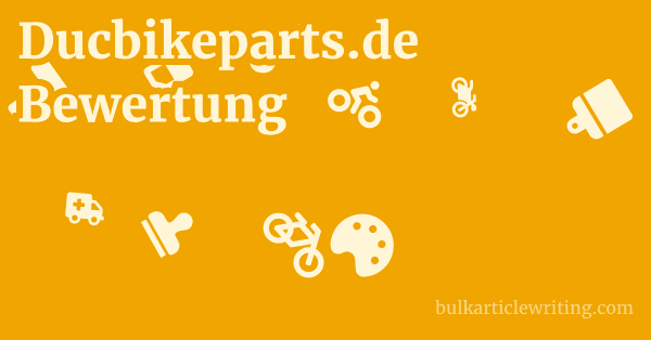 Ducbikeparts.de Bewertung 1 by