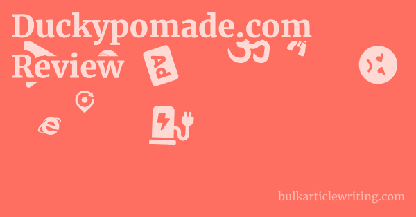 Duckypomade.com Review 1 by