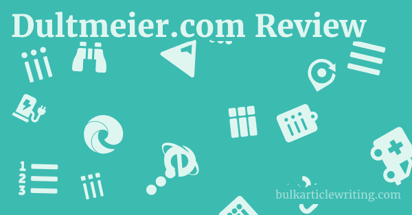 Dultmeier.com Review 1 by