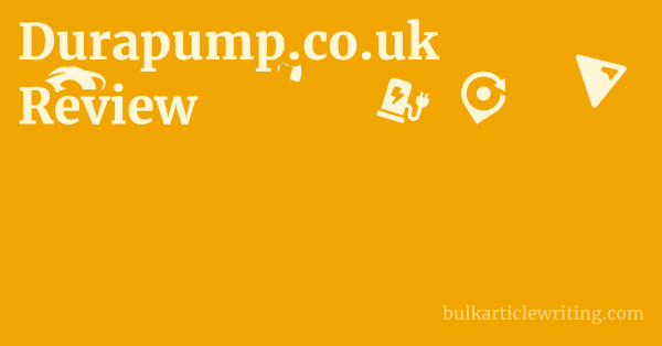 Durapump.co.uk Review 1 by Partners