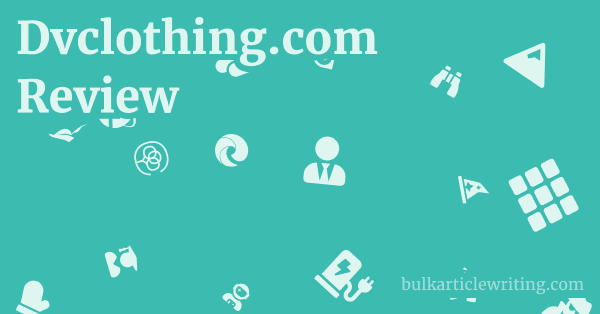 Dvclothing.com Review 1 by