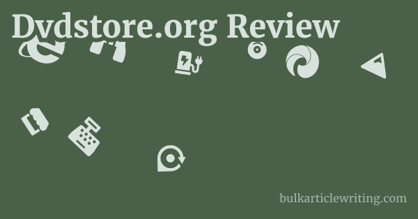 Dvdstore.org Review 1 by