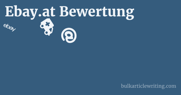 Ebay.at Bewertung