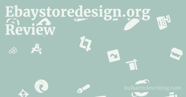 Ebaystoredesign.org Review 1 by