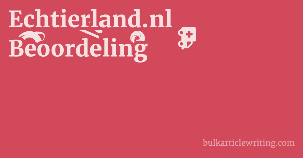 Echtierland.nl Beoordeling 1 by