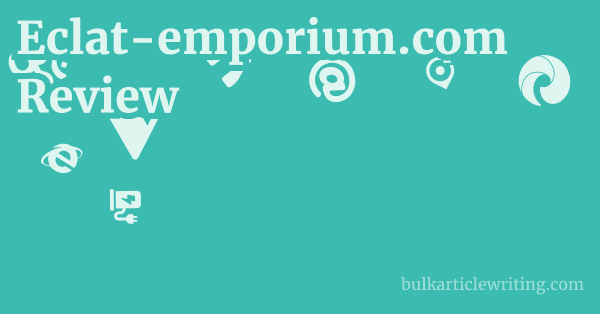 Eclat-emporium.com Review 1 by