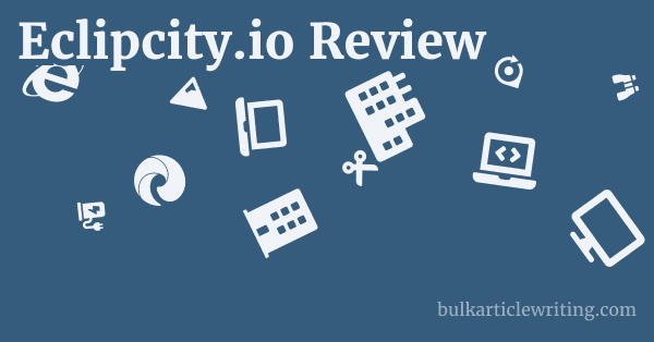 Eclipcity.io Review 1 by