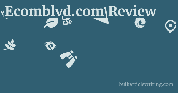 Ecomblvd.com Review 1 by