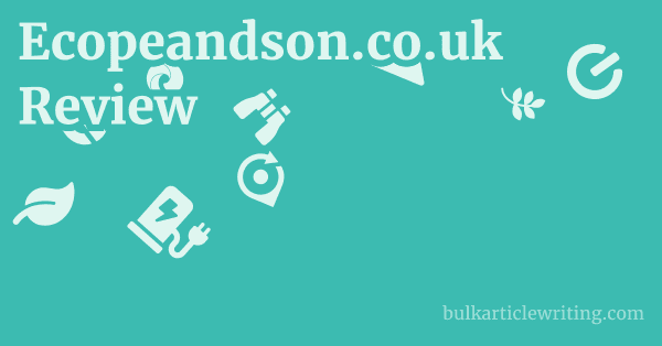 Ecopeandson.co.uk Review