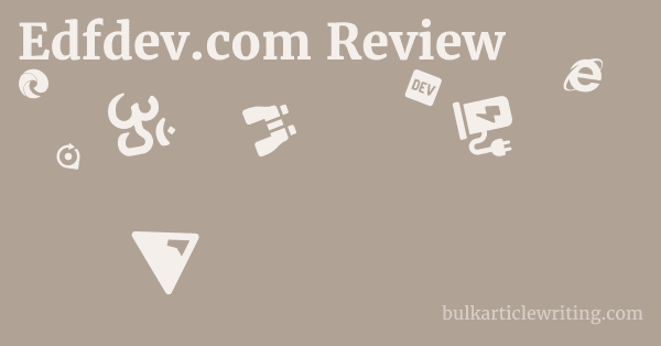 Edfdev.com Review 1 by