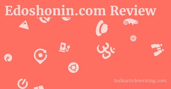 Edoshonin.com Review 1 by Partners