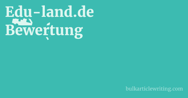 Edu-land.de Bewertung 1 by