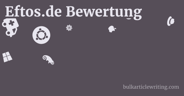 Eftos.de Bewertung 1 by
