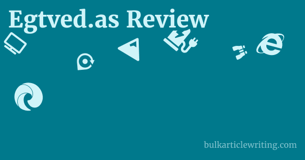 Egtved.as Review 1 by