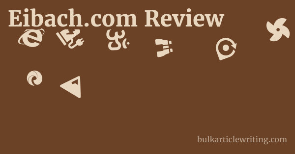 Eibach.com Review 1 by