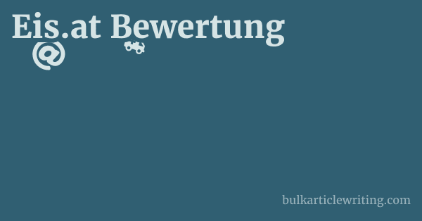 Eis.at Bewertung