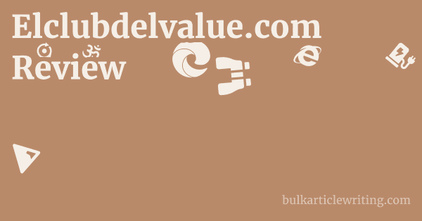 Elclubdelvalue.com Review 1 by