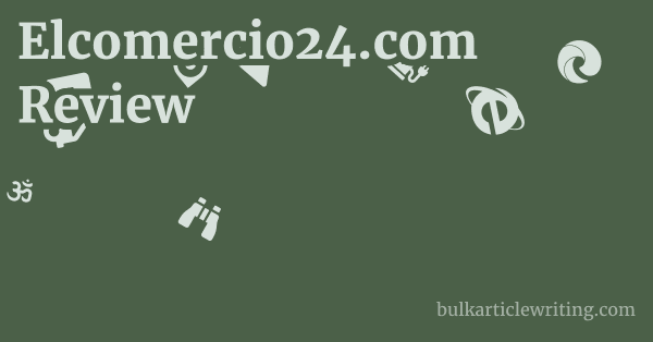 Elcomercio24.com Review 1 by