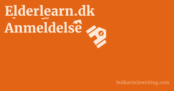 Elderlearn.dk Anmeldelse 1 by