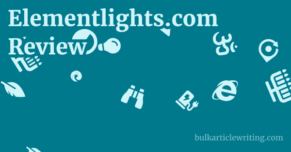 Elementlights.com Review 1 by