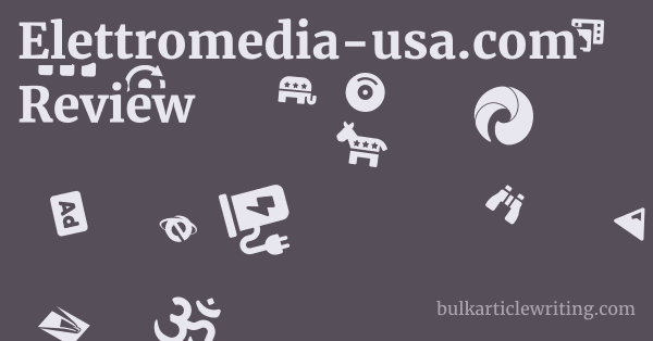 Elettromedia-usa.com Review 1 by
