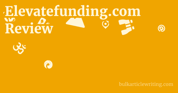 Elevatefunding.com Review 1 by