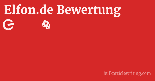 Elfon.de Bewertung 1 by