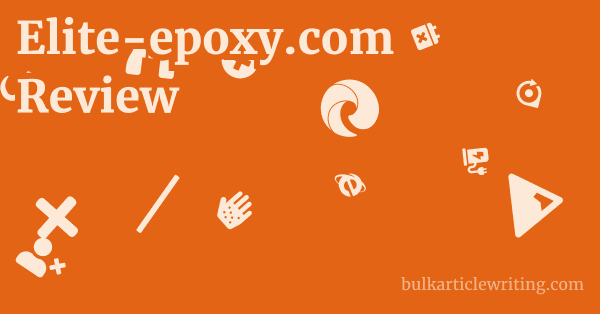 Elite-epoxy.com Review 1 by