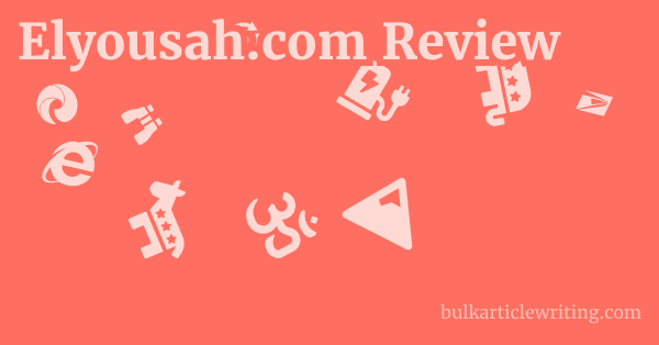 Elyousah.com Review 1 by