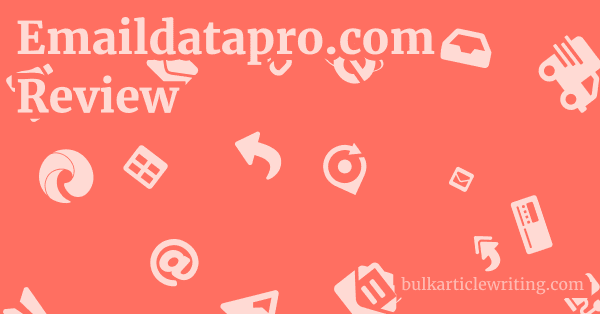 Emaildatapro.com Review 1 by