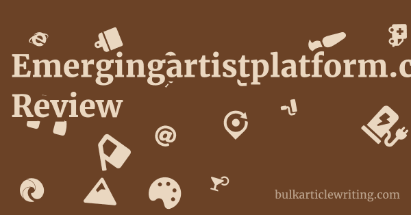 Emergingartistplatform.com Review 1 by