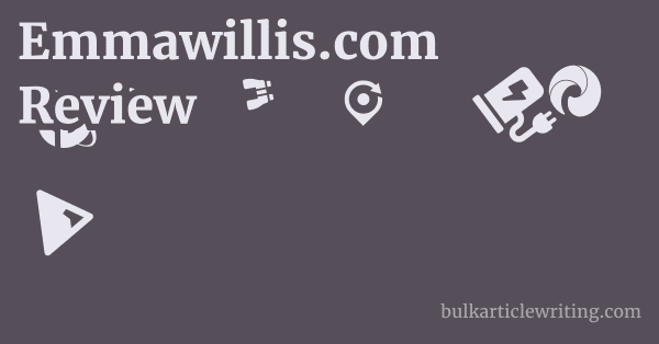 Emmawillis.com Review 1 by