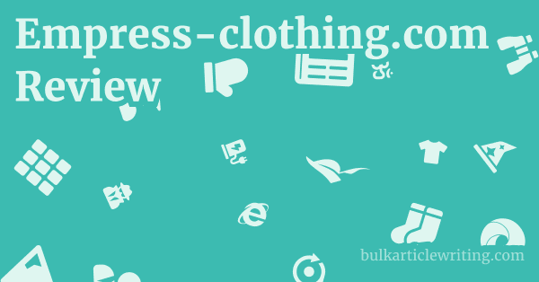 Empress-clothing.com Review 1 by Partners