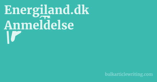 Energiland.dk Anmeldelse 1 by