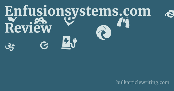 Enfusionsystems.com Review 1 by