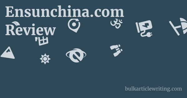 Ensunchina.com Review 1 by
