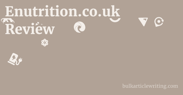 Enutrition.co.uk Review 1 by