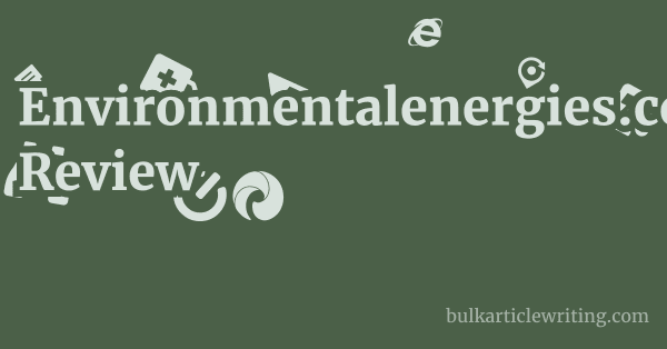 Environmentalenergies.co.uk Review 1 by