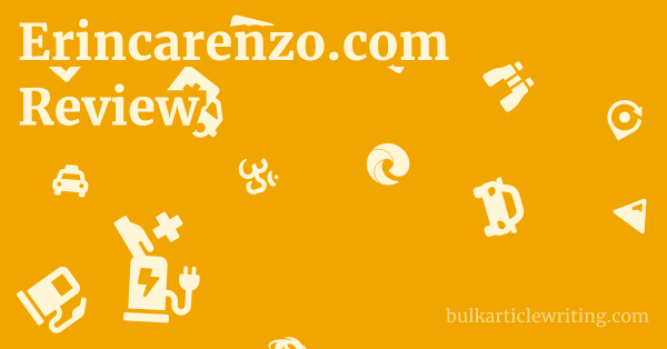 Erincarenzo.com Review 1 by