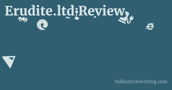 Erudite.ltd Review 1 by
