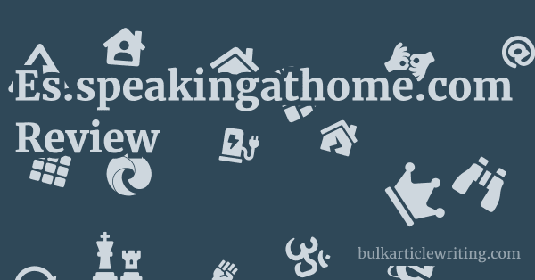 Es.speakingathome.com Review 1 by
