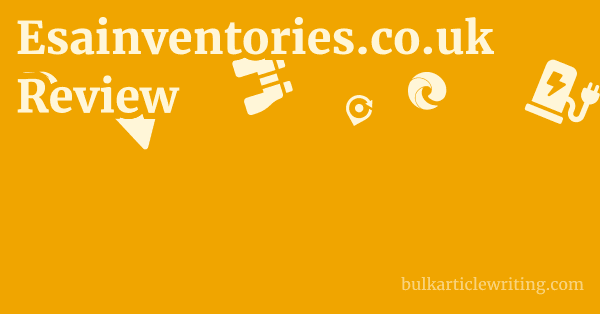 Esainventories.co.uk Review 1 by